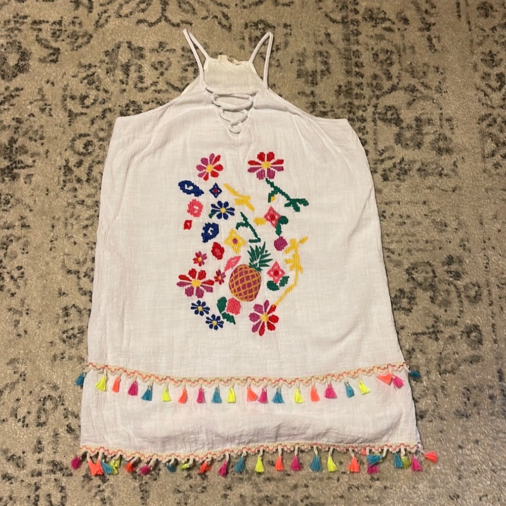 “Mexican” style dress with tassles